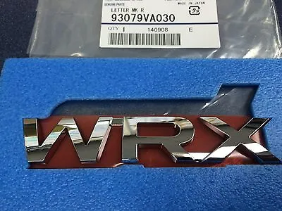 $29.99 • Buy NEW Genuine OEM Subaru WRX Rear Emblem Badge  WRX  2015 Impreza WRX STi 