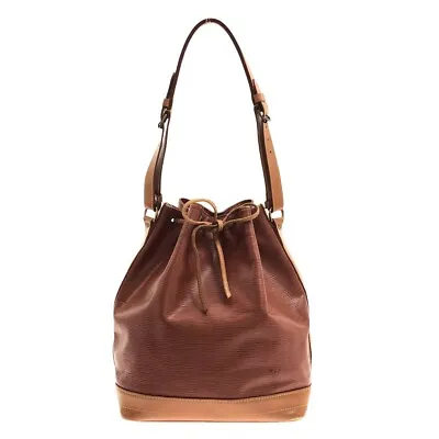 Auth LOUIS VUITTON Noe M44028 Bicolor (Kenya Brown) Cipango Gold Epi A20941 • $311