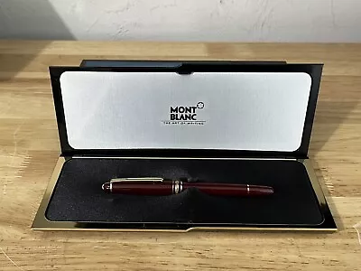 Montblanc Meisterstuck 144 Fine Fountain Pen Bordeaux 14k Gold • $274.99