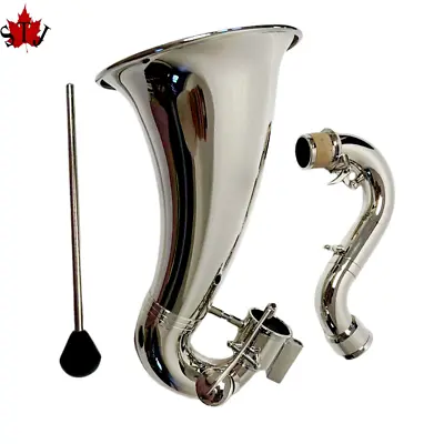 1SET Low C Bass Clarinet Bell And Stick Cupronickel Body Plated For Repairing • $235