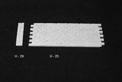 Crow River Products H-29 O Joint Cover For Retaining Wall   O  Scale • $3.31