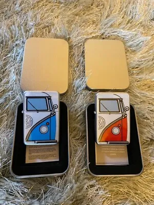 Blue Or Red. VW Camper Windproof Unbranded Zippo Perfect Christmas Gift • £13.99