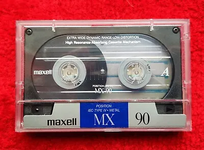 Maxell Mx 90 Metal Cassette Tape Type Iv • £13.95