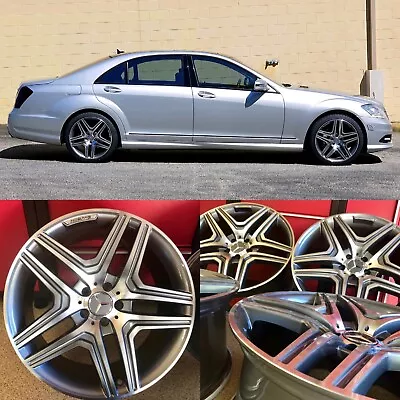 Mercedes 18 In E63 Gunmetal Rims Wheels 18/8.5 Set 4 New Fits E300 E350 E400 Amg • $995