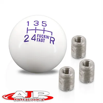 Manual Engine Gear Stick Shift Round Ball Thread Adapter Shift Knob PUR For Audi • $12.99