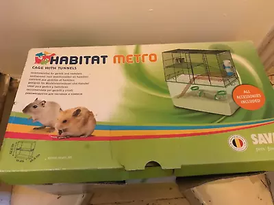 Savic Habitat Metro - Gerbil Hamster Cage • £2.50