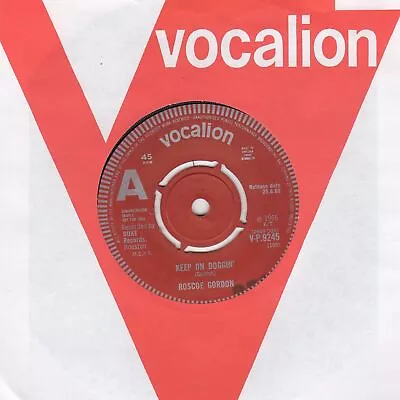 £20 • Buy Roscoe Gordon Keep On Doggin Vocalion DEMO VP9245 Soul Northern Motown