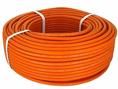 Orange LPG Gas Hose Pipe ISO3821 - Liquid Propane Butane Gas Camping Caravan BBQ • £227.97