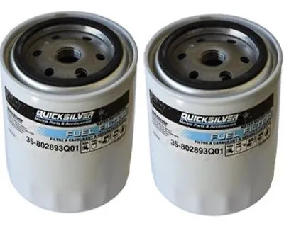 2X Quicksilver Water Separating Fuel Filter For Mariner Outboard Water Seperator • $71.97