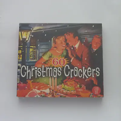 60 Christmas Crackers (CD 2010) 3 CD Set Classic Festive Xmas Songs Hits Santa • £4.96