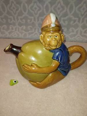 Adorable Vintage Monkey Teapot Nouveau Majolica • $24.99