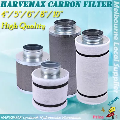 HARVEMAX Hydroponic 4 -10  Carbon Filter Grow Tent Greenhouse Room Smell Remove • $89.95