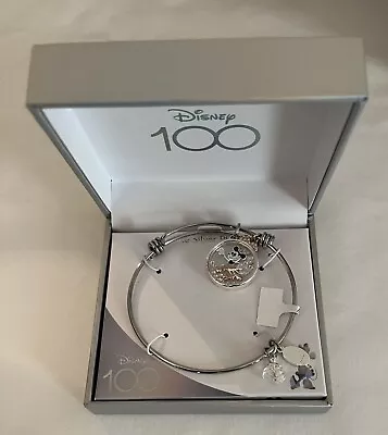 100 Anniversary Disney Minnie Mouse Silver Charm Bracelet • $28