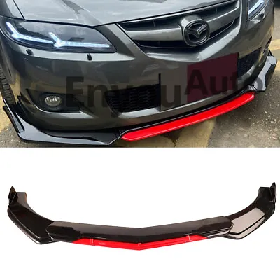 $47.50 • Buy For Mazda CX-3 CX-5 CX-50 CX-9 Front Bumper Lip Spoiler Splitter Black Red
