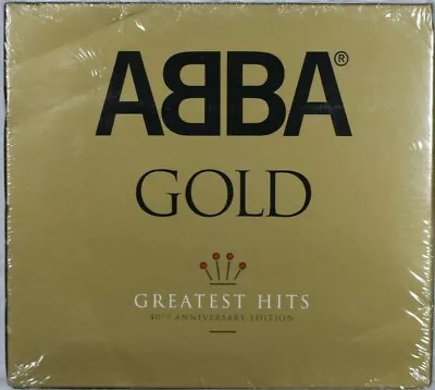 ABBA ‎– Gold (Greatest Hits 40th Anniversary Edition 3xCD Sealed But With Damage • $28