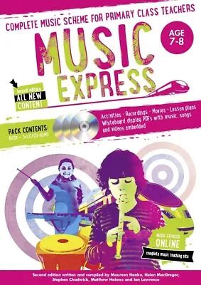 Music Express: Age 7-8 (Book + 3CDs... Helen MacGregor • £11.90