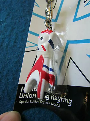 London 2012 Olympics - Keyring - Mascot Mandeville - Union Jack • £5.99