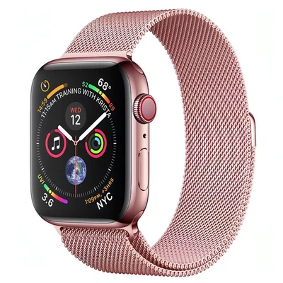 $6.99 • Buy For Apple Watch IWatch Band Series 8 7 SE 6 5 4 3 Magnetic Stainless Steel Strap