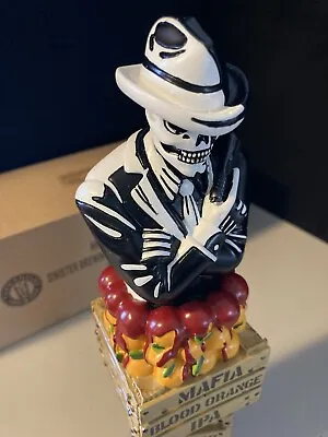 Sinister Brewing Beer Tap Handle Mafia Blood Orange IPA Skeleton Skull • $150