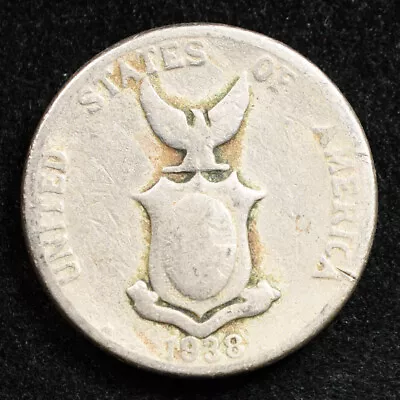 Philippines 5 Centavos 1938 Coin Inv#D942 • $2.99