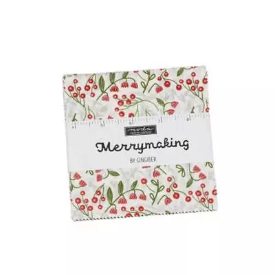 Merrymaking By Gingiber Precut Layer Cake 10 Square Quilt Fabric By Moda 48340LC • $34.99