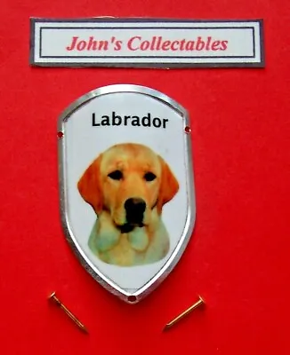 Labrador (dog) Walking / Hiking Stick Badge  / Mount   New In Packet • £3.25