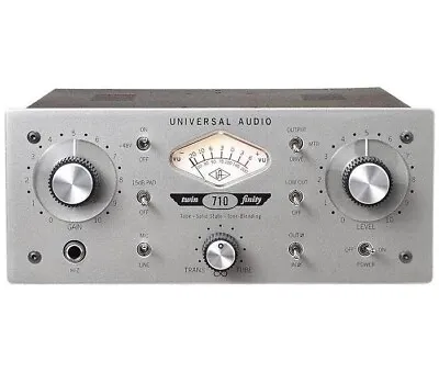 Universal Audio 710 Twin-Finity Mic Preamp Mono Hybrid Tube/Solid State Pre UA • $840