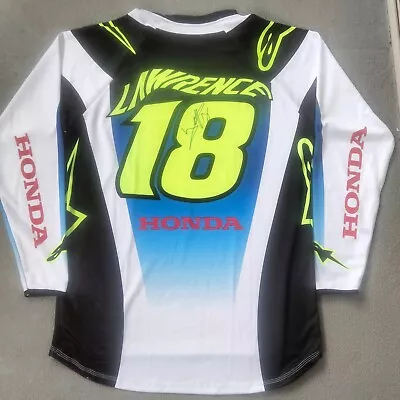 Jett Lawrence Signed #18 Honda Replica Jersey - PSA - Supercross Motocross • $849