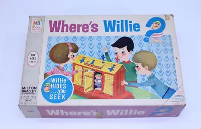 VTG 1965 Where's Willie Game Milton Bradley MB Hide & Seek Family Kid's Fun • $39.99