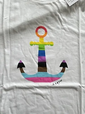 J. Crew Factory PFLAG Rainbow Anchor Unisex T Shirt • $34.99