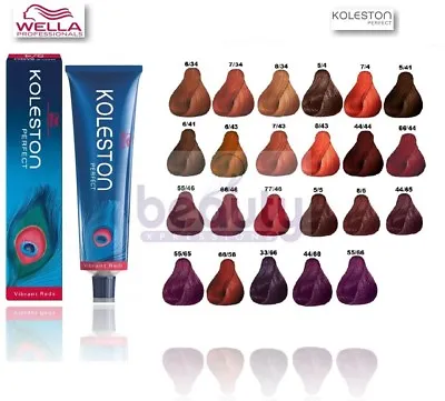 WELLA KOLESTON PERFECT- PERMANENT HAIR COLOUR/DYE- RED/ PURPLE - 60ml • £10.64