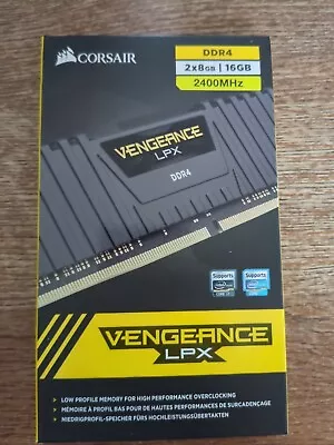 Corsair CMK16GX4M2A2400C14 Vengeance LPX 16 GB (2 X 8 GB) DDR4 2400 MHz C14 XMP  • £30