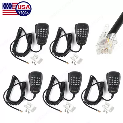 5-Pack MH-48A6J DTMF Mic For Yaesu FT-1807M FT-1900R FT-2600 FT-2800M FT-2900R • $66.98