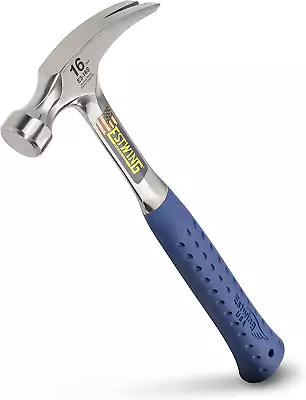 Hammer - 16oz Straight Rip Claw With Smooth Face & Shock Reduction Grip - E3-16S • $33.28