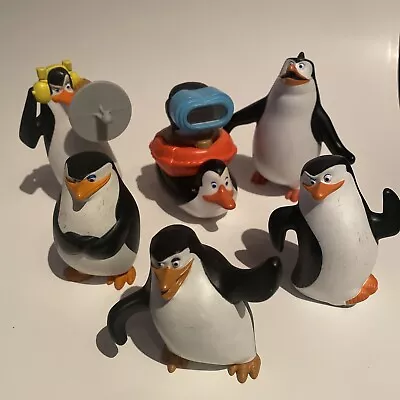 6 Penguins Madagascar McDonald’s Happy Meal Toys 2008 2010 2014 • $12