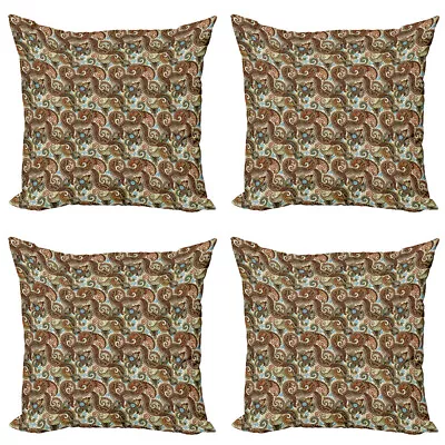 Paisley Pillow Cushion Set Of 4 Blooms Ethnic • £22.99
