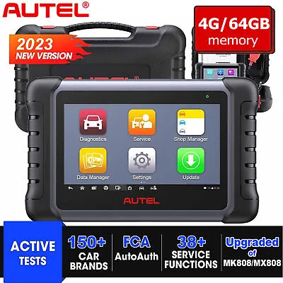 2023 Autel MaxiCOM MK808S Bidirectional Scanner Tool Car Diagnostic Key Coding • $389