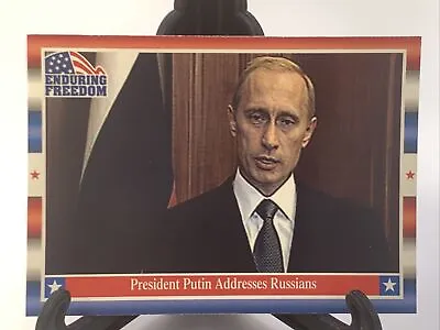 2001 Topps Enduring Freedom Card #17 Vladimir Putin    • $9.99