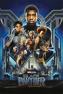 Black Panther - Marvel Movie Poster / Print (Regular Style) (Size: 24  X 36 ) • $12.99