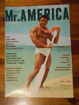 MR AMERICA Bodybuilding Muscle Magazine TIMMY LEONG 8-61 • $17.49