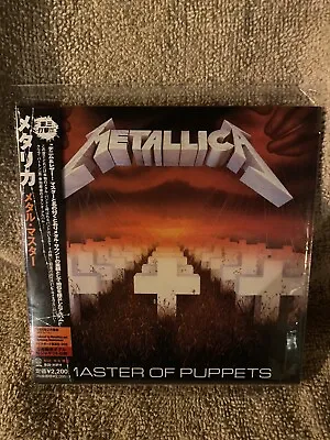 Metallica-Master Of Puppets Japan Mini Lp Sleeve Cd W/OBI Strip • $28