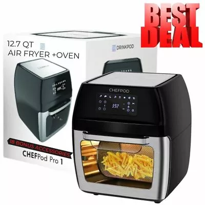 Rotisserie Air Fryer Oven Touchscreen Large 13 QT Family Rotisserie Cooker • $139.99