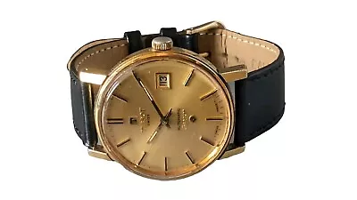 Tissot Seastar Automatic Mens Watch Gold Plated Swiss Made Working • £150