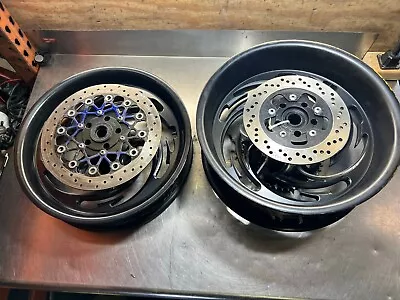 09 - 16 Suzuki GSXR 1000 RC Components Savage Front Rear Rim Wheel Straight B111 • $899