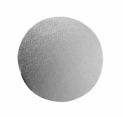 Mason Cash Round Silver Birthday Wedding Cake Base Board Drum 12mm - 10 /25.5cm • £6.50