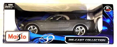 Maisto 2010 Ford Mustang GT Sterling Gray 1:18 Die-Cast • $54.99