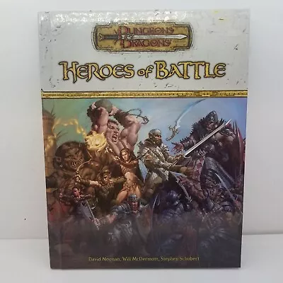 Dungeons & Dragons Heroes Of Battle 2005 1st Print D&D Hardcover Rpg Book Used • $30