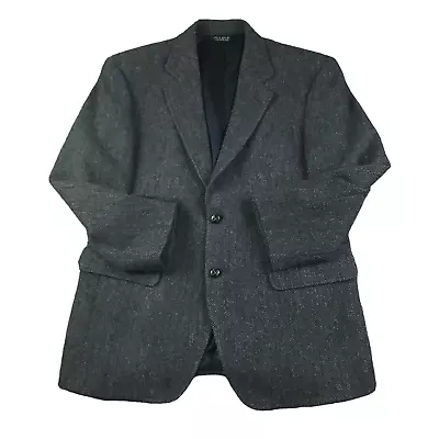 Harris Tweed Jos A Bank Blazer Sports Coat 40S Mens Wool Herringbone Scottish • $64.91