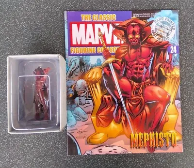 Mint 2006 Marvel Collection Eaglemoss MEPHISTO Metal Figurine + Magazine 24 • $22.81