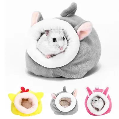 £5.55 • Buy Small Animal Comfy Warm Bed Pet Hammock Dwarf Hamster Gerbil Mouse House.Nest